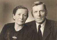 Rodiče Marie a František Klíbrovi, 50. léta 20. století