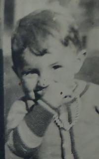 Herbert Böhm as a small child