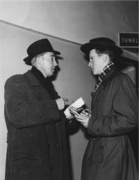 První interview 1955 - s Štefanem Čambalem obráncem mužstva ČSR 1934 (finalisté MS v Římě)