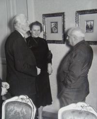 Štefania Lorándová při práci tlumočnice