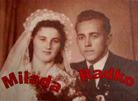 Svatební fotografie Milady a Radko Linharta
