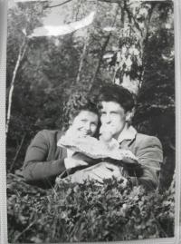 With husband Milan Petřík