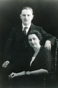František a Marie Pokorní (Londýn, 1921)