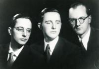 Brothers Miloš, Pavel and Jiří Pokorný (from the Left)