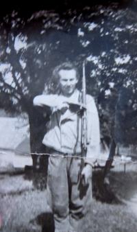 Ladislav Vítek v roce 1943 v osadě U Čulíků