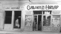 Stonemason's shop of his grandfather in Dunajská Streda -1930