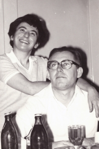 S manželem Jiřím, 70. - 80. léta