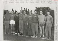 Volleyball veterans from Pilsen; 1958