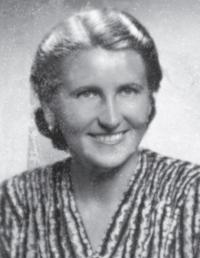 Pamětníkova matka Krista Podzimková 