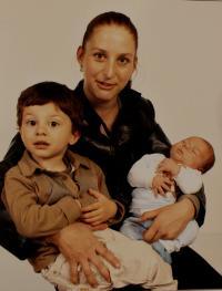 Stefan´s daughter with her sons, Kraslice in 2007