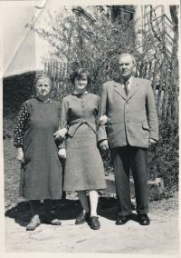 Prababička, teta a pradědeček Petra Kopeckého 