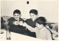 Bratři Milan, František, Petr (zleva) (1961-1962)