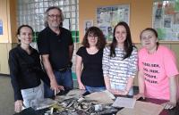 Petr Kubíček s žáky z projektu Příběhy našich sousedů