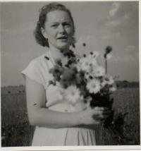 Marta Kadlecová in 1950