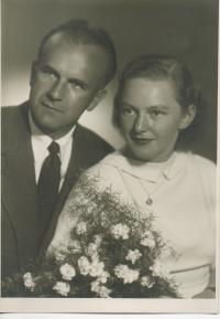 Svatební fotografie 1952