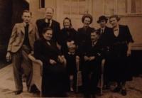 1938 rodiče Šternberští s rodinou, výročí stříbrné svatby