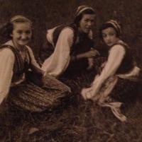 1937 "Cigánky" vystoupení na výletě s Orlem