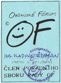 ID of Občanské forum member
