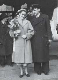 Svatba, rok 1955