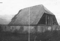 Hospodářská budova před zbouráním, 1960-1962, Hájka - Lubenec