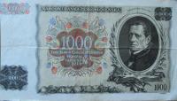 1000 Kč banknote