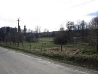 Místo kde stával dům ve Vikanticích, kam vystěhovali rodinu Nimsovou v roce 1953