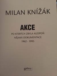 Title page of the book Akce