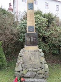 Pomník padlým příslušníkům obce Jedlí během světových válek
