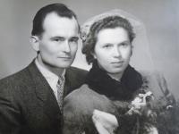 svatební fotografie - r.1952