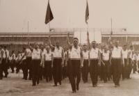 na posledním sokolském sletu - rok 1948
