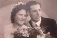 Svatební fotografie Alžběty a Vladislava Kubišových