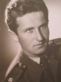 František Chlup in a military uniform