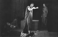 Klub-S Liberec. Rudolf Felzmann jako Xerxés. Aischylos: Peršané (1969)