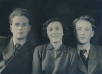 Zdeněk, Hana and Jiří Kukal (1951)