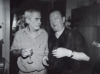 Vaclav Danek and the writer Jiri Stransky