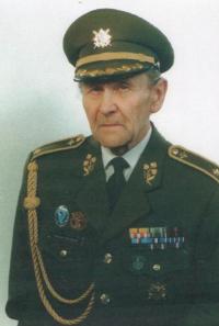 Antonín Husník in military uniform