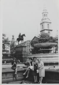 Meeting sister Sida for the first time since leaving Slovakia in 1948, London