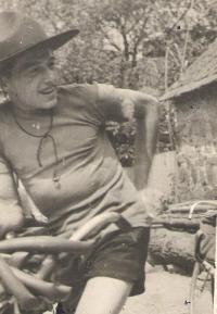 Otakar jako kovboj, skaut, 1947