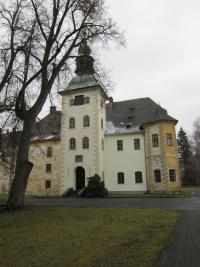 Chateau in Janovice which served as an assembly camp for the German population in 1946