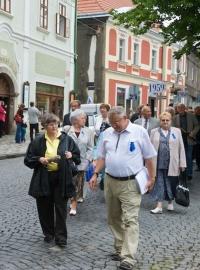 6. Se spolužáky při 350. výročí trvání gymnázia