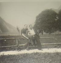 Václav Čechlovský (naprava) v Německu