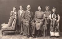 Rodina Sochorcova v roce 1939