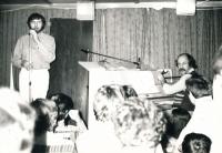 1980  Brno - vystoupení v klubu veterinářské fakulty Zemědělské univerzity 
