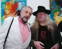 2000 - v galerii ve Voršilské s Ivanem Martinem Jirousem