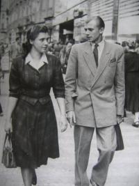 Cvrčková with husband Karel Cvrček