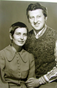 Iva Kotrlá s manželem