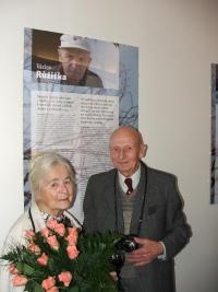 Růžička a Kavalírová na vernisáži výstavy - únor 2008
