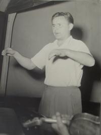Mario Klemens as a student in 1958