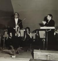 1974, concert with Gideon Kremer