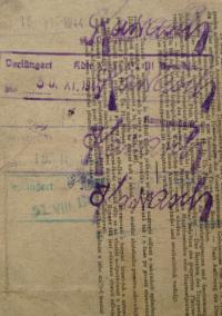 1943 Ausweiz průkaz Tvoršovice Anton Ježek 2